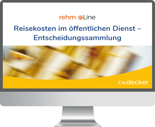 Reisekosten im öffentlichen Dienst Entscheidungssammlung online