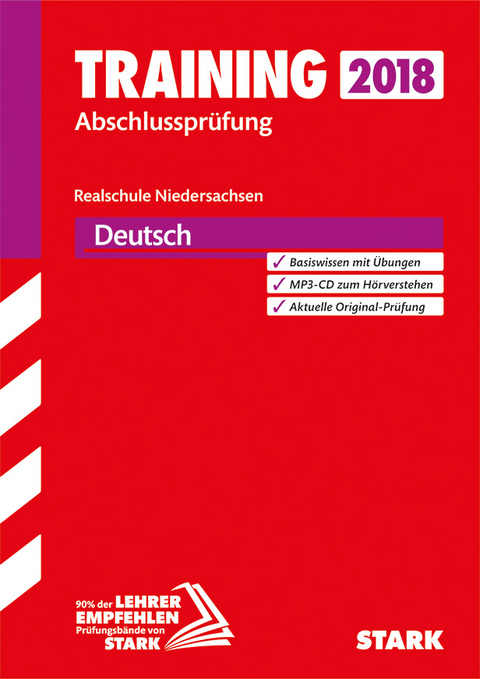 Training Abschlusspr&uuml;fung Realschule Niedersachsen - Deutsch, mit MP3-CD