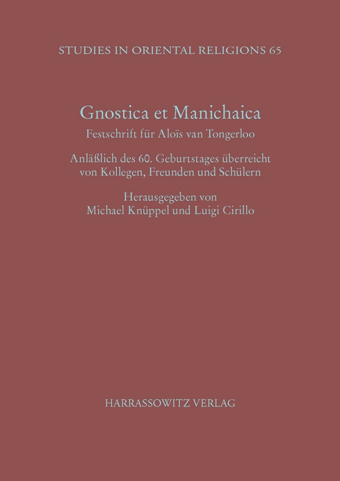Gnostica et Manichaica - 