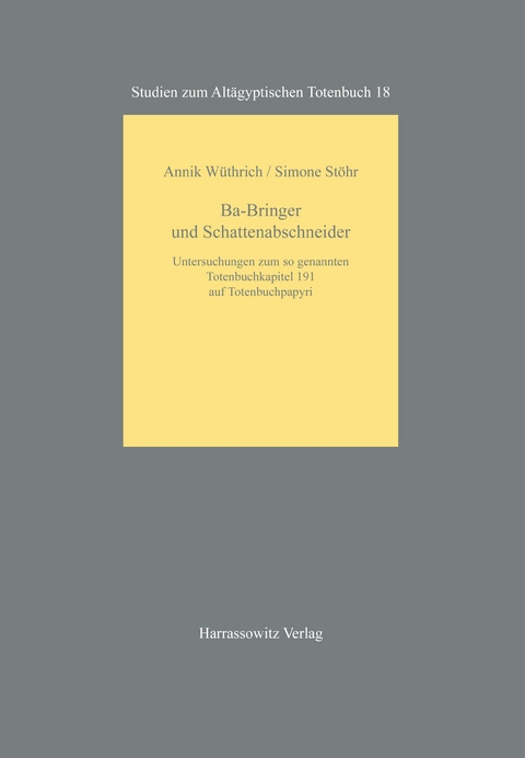 Ba-Bringer und Schattenabschneider - Annik W&uuml;thrich, Simone St&ouml;hr