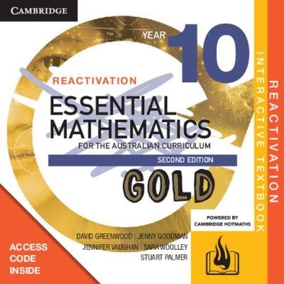 Essential Mathematics Gold for the Australian Curriculum Year 10 Reactivation (Card) - David Greenwood, Sarah Woolley, Jennifer Vaughan, Jennifer Goodman, Voula Sotirou