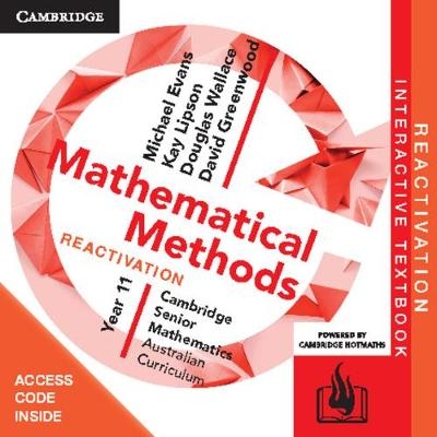 CSM AC Mathematical Methods Year 11 Reactivation (Card) - Michael Evans, Douglas Wallace, Kay Lipson, David Greenwood,  Cambridge HOTmaths