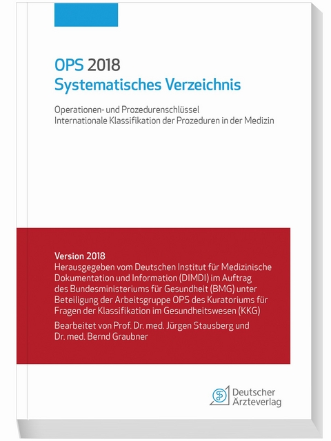 OPS 2018 Systematisches Verzeichnis - Bernd Graubner, J&uuml;rgen Stausberg