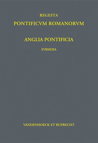 Anglia Pontificia – Subsidia I