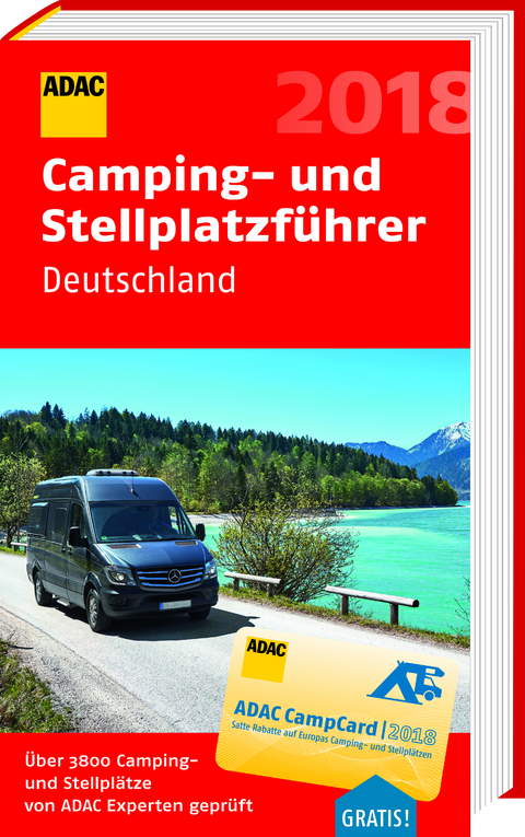 ADAC Camping-/Stellplatzf&uuml;hrer Deutschland 2018