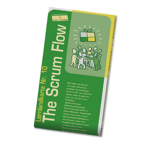 Lernlandkarte Nr. 10 - The Scrum Flow - Boris Gloger, Dolores Omann
