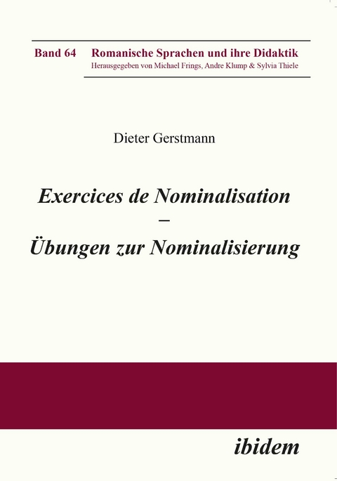 Exercices de nominalisation - Dieter Gerstmann