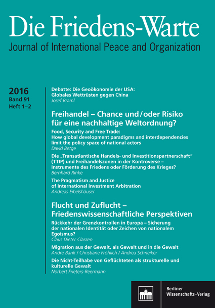 Freihandel/Flucht und Zuflucht - 