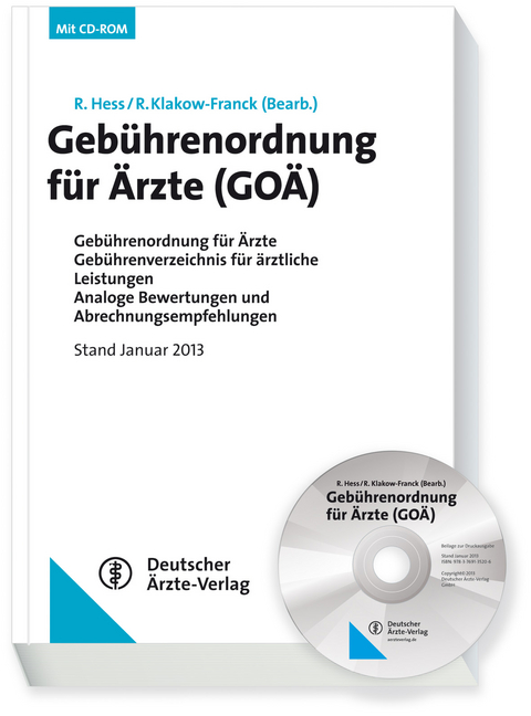 Geb&uuml;hrenordnung f&uuml;r &Auml;rzte (GO&Auml;)