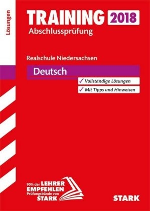 L&ouml;sungen zu Training Abschlusspr&uuml;fung Realschule - Deutsch - Niedersachsen