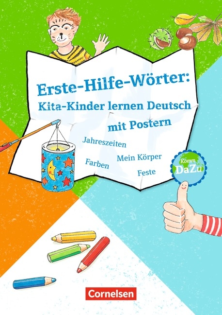 Erste-Hilfe-W&ouml;rter: Kita-Kinder lernen Deutsch mit Postern