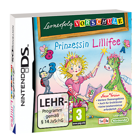 Lernerfolg Vorschule, Prinzessin Lillifee, Nintendo DS-Spiel