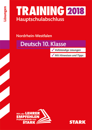Lösungen zu Training Hauptschulabschluss - Deutsch - NRW