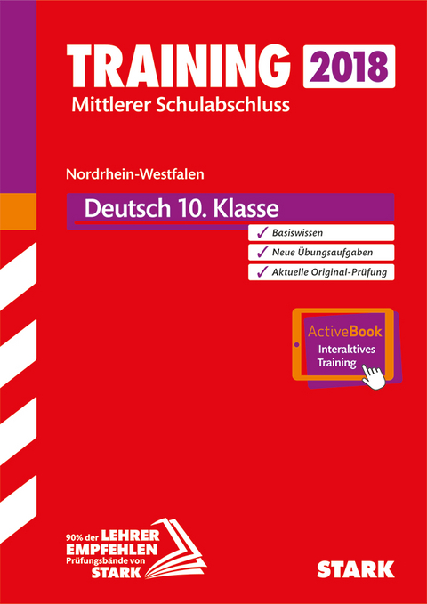 Training Mittlerer Schulabschluss NRW - Deutsch inkl. Online-Pr&uuml;fungstraining