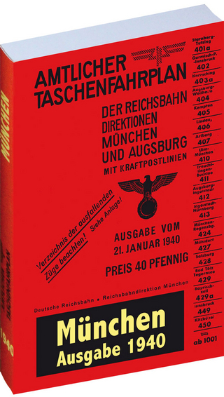 Amtlicher Taschenfahrplan von MÜNCHEN und AUGSBURG 1940