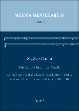 Die Leiblichkeit der Musik