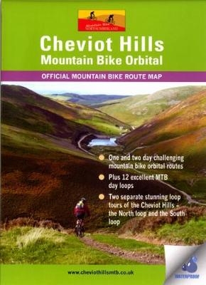 Cheviot Hills Mountain Bike Orbital Map - Ted Liddle