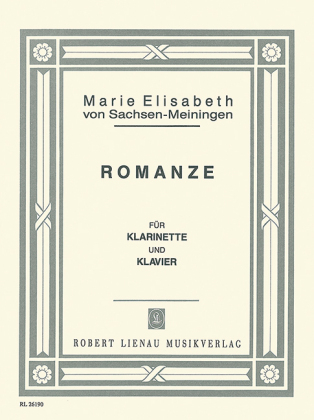 Romanze F-Dur, Klarinette und Klavier
