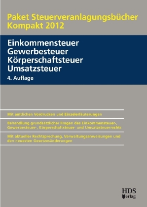 Paket Steuerveranlagungsb&uuml;cher Kompakt 2012 - Thomas Arndt, Uwe Perbey, Markus Markus Deutsch, Annette Annette L&auml;hn