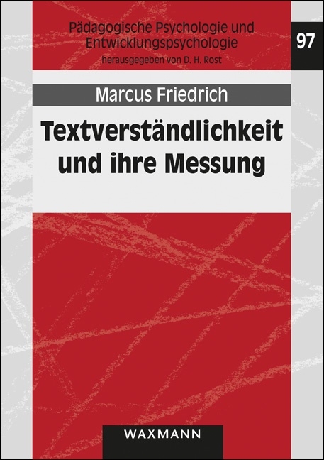 Textverst&auml;ndlichkeit und ihre Messung - Marcus Friedrich