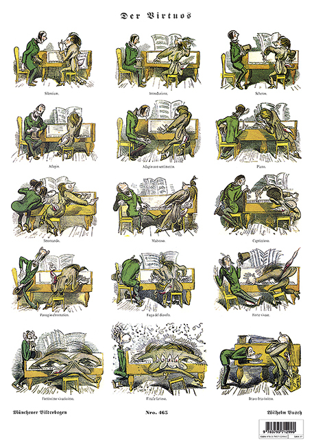 Der Virtuos - Wilhelm Busch