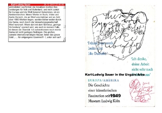 Europa - Amerika, die Geschichte einer künstlerischen Faszination seit 1949