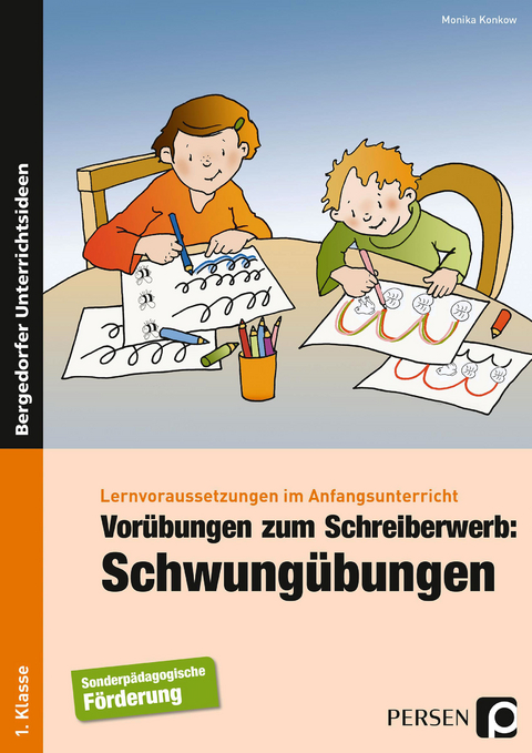 Vor&uuml;bungen zum Schreiberwerb: Schwung&uuml;bungen - Monika Konkow