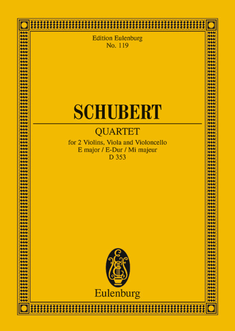 Streichquartett E-Dur - 