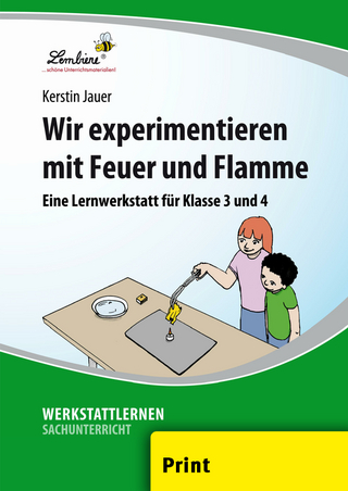 Wir experimentieren mit Feuer und Flamme