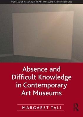 Absence and Difficult Knowledge in Contemporary Art Museums
