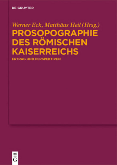Prosopographie des R&ouml;mischen Kaiserreichs
