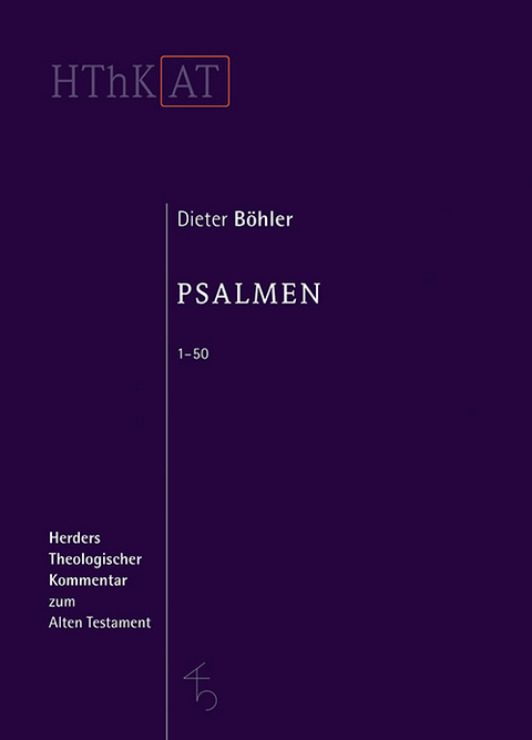 Psalmen 1 - 50 - Dieter B&ouml;hler