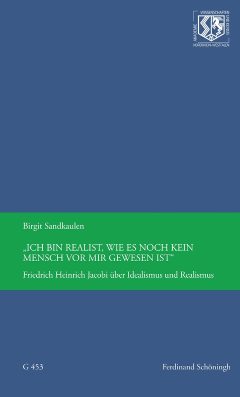 "Ich bin Realist, wie es noch kein Mensch vor mir gewesen ist" - Birgit Sandkaulen