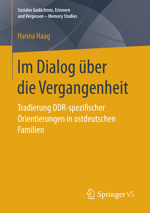 Im Dialog &uuml;ber die Vergangenheit - Hanna Haag