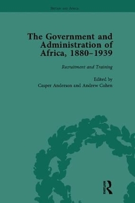 The Government and Administration of Africa, 1880–1939
