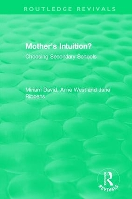 Mother's Intuition? (1994) - Miriam David, Anne West, Jane Ribbens