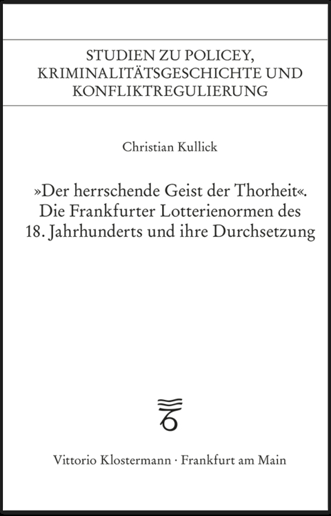 "Der herrschende Geist der Thorheit" - Christian Kullick