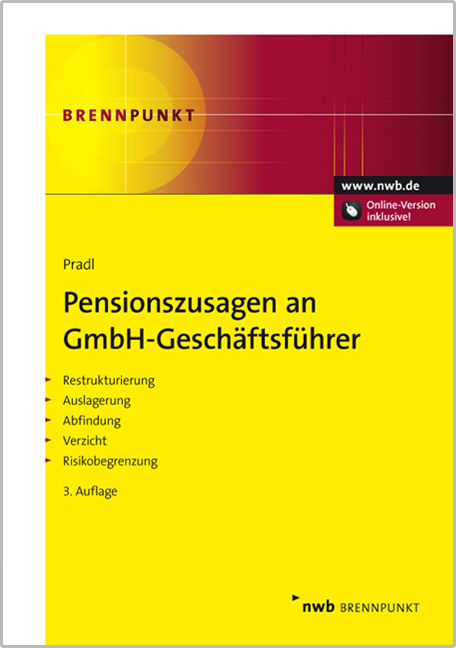 Pensionszusagen an GmbH-Gesch&auml;ftsf&uuml;hrer