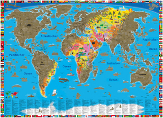 Erlebniskarte „Rubbelposter Welt“