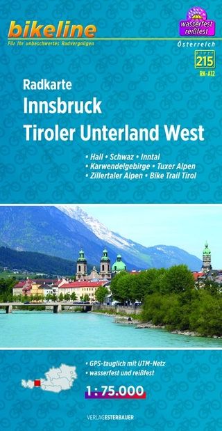 Radkarte Innsbruck Tiroler Unterland West (RK-A12)