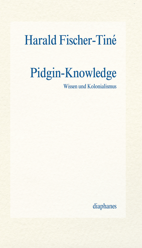 Pidgin-Knowledge - Harald Fischer-Tin&eacute;