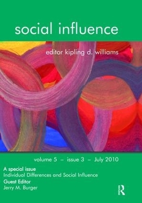 Individual Differences and Social Influence - 