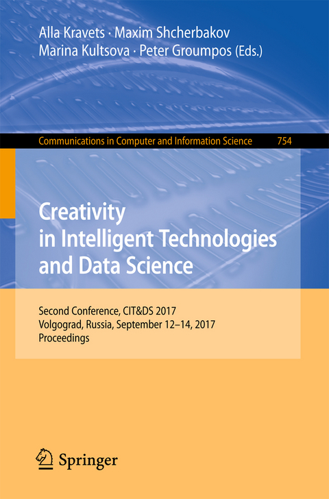 Creativity in Intelligent Technologies and Data Science - 