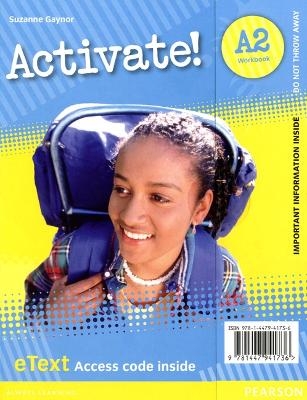 Activate! A2 Workbook eText Access Card - Suzanne Gaynor
