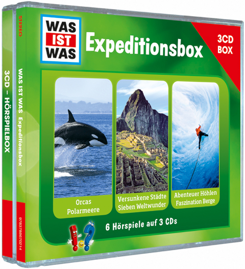 WAS IST WAS 3-CD-H&ouml;rspielbox Expedition - Dr. Manfred Baur, Kurt Haderer