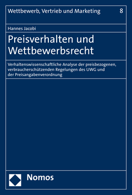 Preisverhalten und Wettbewerbsrecht - Hannes Jacobi