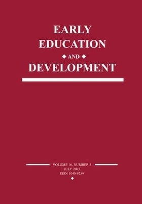 Early Education and Development - 