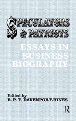 Speculators and Patriots - R.P.T. Davenport-Hines
