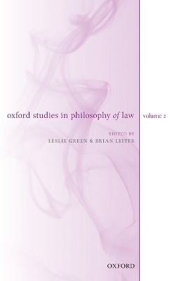 Oxford Studies in Philosophy of Law: Volume 2