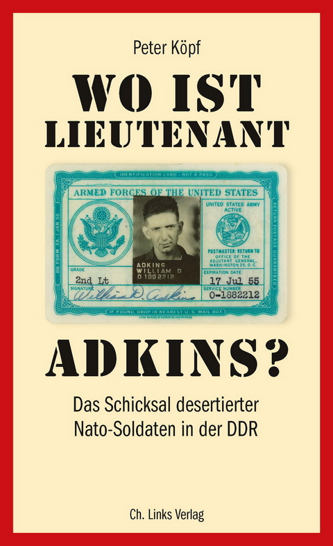 Wo ist Lieutenant Adkins? - Peter K&ouml;pf